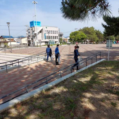 扇ヶ浜清掃(扇ヶ浜)