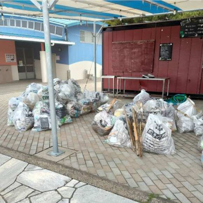 田辺湾クリーン作戦(扇ヶ浜)