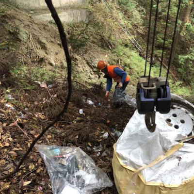 不法投棄巡回パトロール参加(熊野古道)